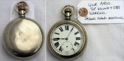 GWR Guards Watch. Shaded engraving on rear GWR 4810. Working but second hand missing.