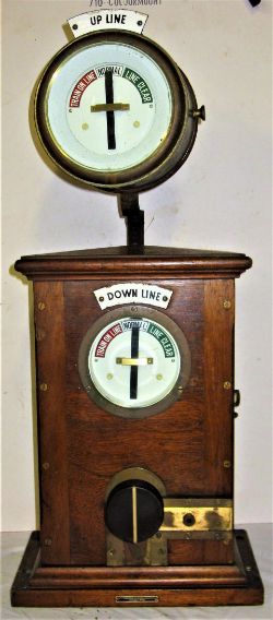 Southern Railway 3 position Block Instrument. Complete with top indicator in original condition.