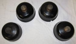 4 x BR(W) Signal Box bakelite shelf plungers. Original condition.