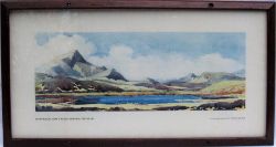 Framed and Glazed Carriage Print. SCHIEHALLION PERTHSHIRE by W. Douglas Macleod. Original type