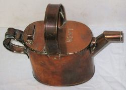 LNER Apprentice piece copper watering can stamped LNER into top lid. Beautifully made.