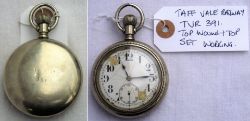 TAFF VALE RAILWAY Co Guards Watch. Engraved on rear TVR 391. In working condition.