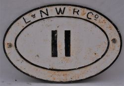 L&NWR Co Bridge Plate 11. Original condition.