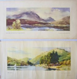 2 x Unframed carriage prints. LOCH LINNHE and LOCH ECK.