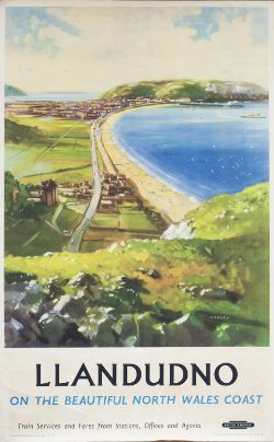 Poster BR(M) LLANDUDNO by Bagley. Double Royal 25in x 40in. In very good condition.