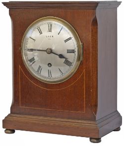 London & North Eastern Railway 5.5inch Mahogany cased Fusee Bracket clock supplied to the LNER circa