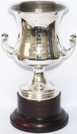 Silver presentation cup presented to CARMEN T.H.C. TWINBERROW G.W.R. HOCKLEY FOR BEST HORSE AND