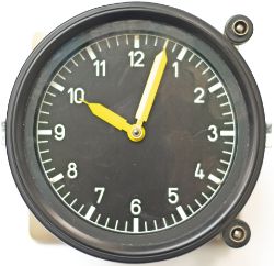 British Railway Class 43 HST Instrument Panel Mechanical Clock. In excellent working condition