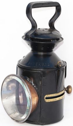 Great Eastern Railway 3 Aspect sliding knob Handlamp stamped in the reducing cone GER GDS