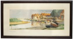 Carriage Print BLAKENEY NORFOLK by Acanthus. From the LNER Post-War series issued in 1947. In