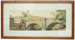 Carriage Print RICHMOND, YORKSHIRE by Harry Tittensor R.I. from the LNER Pre-War series of 1937.