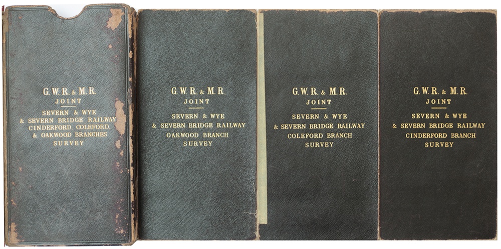 GWR & MR Joint SEVERN & WYE & SEVERN BRIDGE RAILWAY OAKWOOD BRANCH SURVEY, CINDERFORD BRANCH