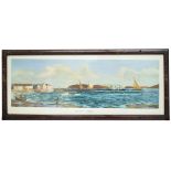Carriage Print BEAUMARIS, ANGLESEY by David Cobb PRSMA from the London Midland B Series, issued in