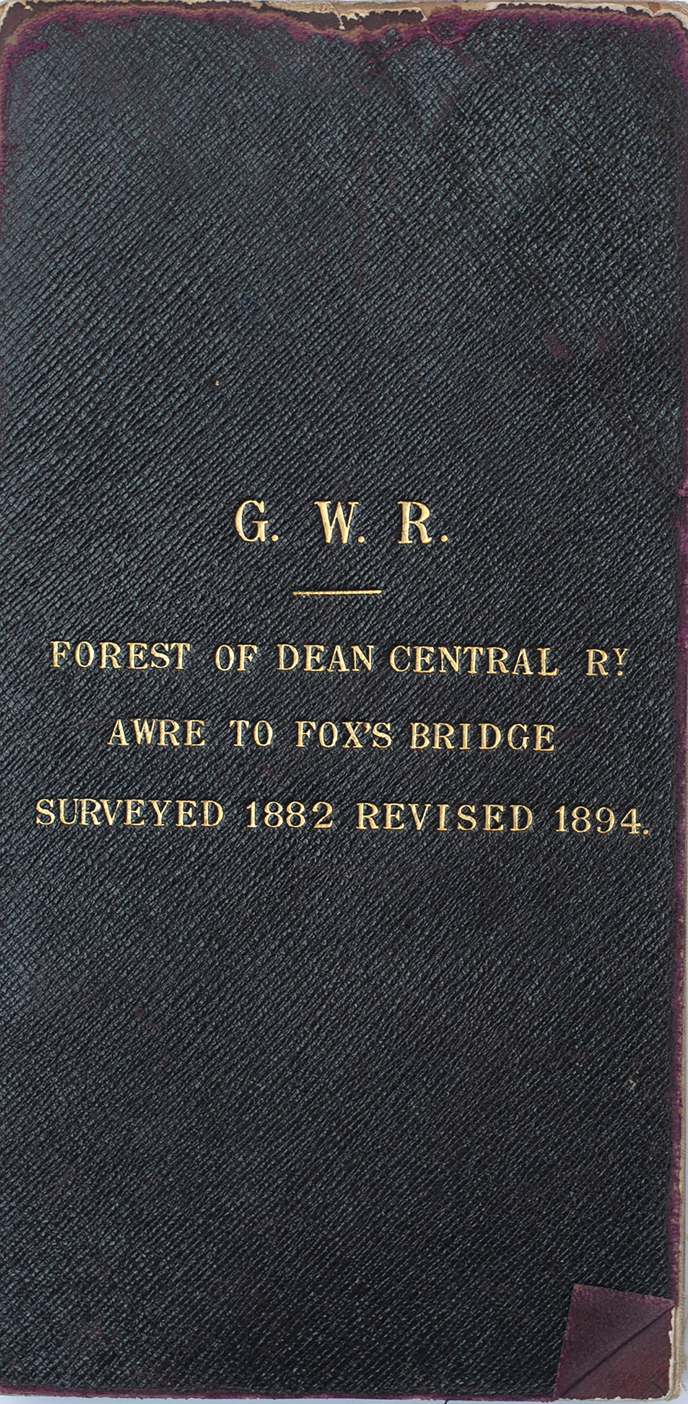 GWR Plans for THE FOREST OF DEAN CENTRAL RAILWAY AWRE TO FOX'S BRIDGE SURVEYED 1882 REVISED 1894.