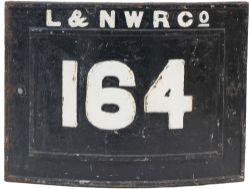 L&NWR cast iron viaduct plate L&NWR Co 164 from the viaduct leading to Manchester Piccadilly