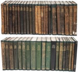 GWR bound volumes of the Great Western Railway Magazines 1905-1947. Most are in very good condition.