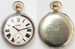 Great Western Railway pre grouping nickel cased pocket watch with a English lever movement fully