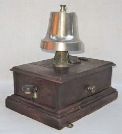 GWR rebuilt Split Case Block Bell. Fitted with Church Bell complete and in good original condition.