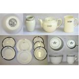 A lot containing 13 x pieces of Railway Chinaware to include 1 x GNRI Saucer. 2 x GNRB Side