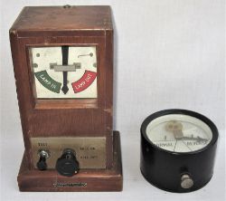 BR(W) 1947 Lamp Indicator made by RE Thompson with damaged needle together with WR Points Repeater