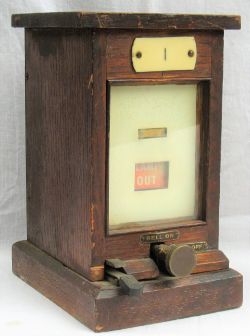 GWR/BR(W) Lamp indicator. Complete with ivorine plate 1. Original Condition.