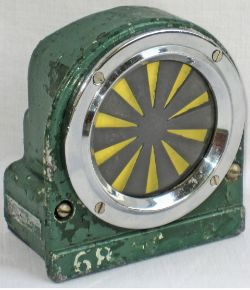 Diesel Locomotive Cab AWS Sunflower Indicator numbered 68 same as the type used on Deltics in as