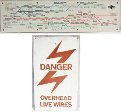 Carriage Map Panel 1983 removed from ex Liverpool St - Walton / Liverpool St - Clacton electric