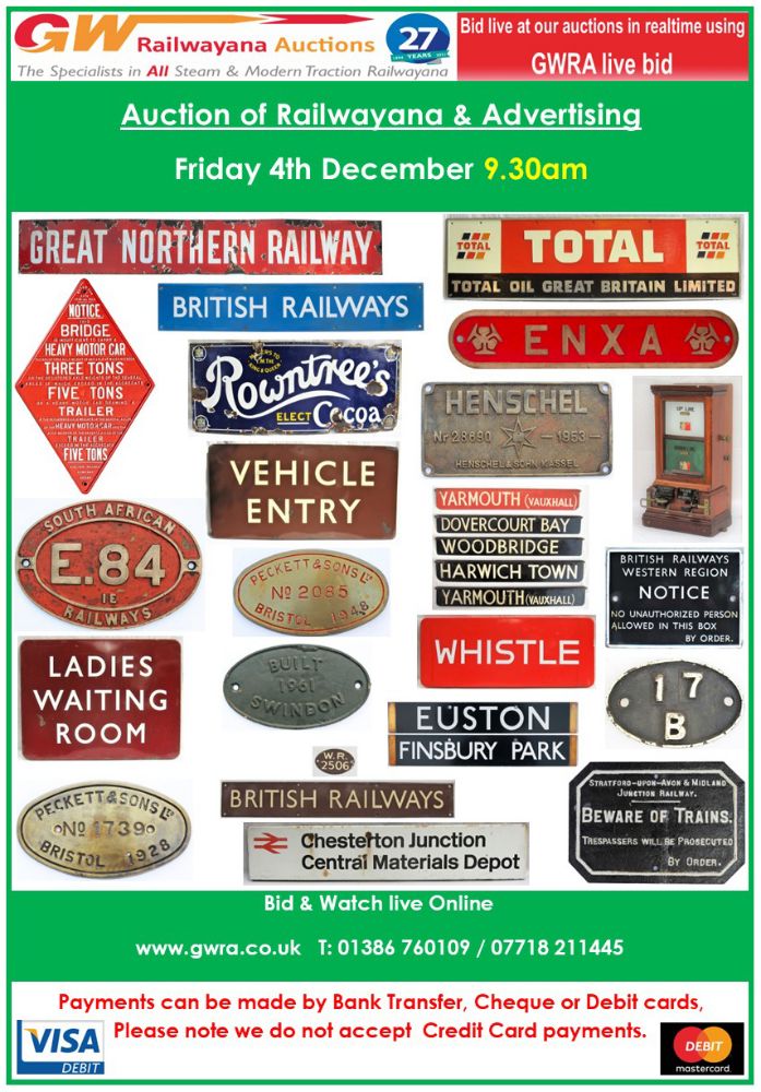 Railwayana and Advertising Signs