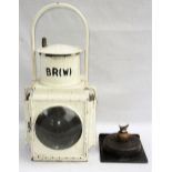 BR(W) Locomotive Head Lamp. Complete with removable red filter, slide in reservoir and burner. (