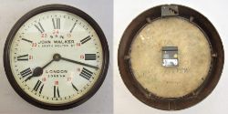 LSWR clock dial 2068 SW (John Walker) mounted in a Bakelite case ex Double Dial from Datchet.