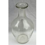 LB&SCR Glass Wine Carafe. Beautiful glass item etched into glass LB&SCR. Excellent condition.