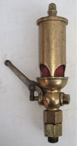 Small tri note Chime Whistle complete with operating valve and lever would suit a Traction engine or