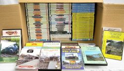 A large collection of steam railway DVDs all boxed and in good condition. Featured are East Coast