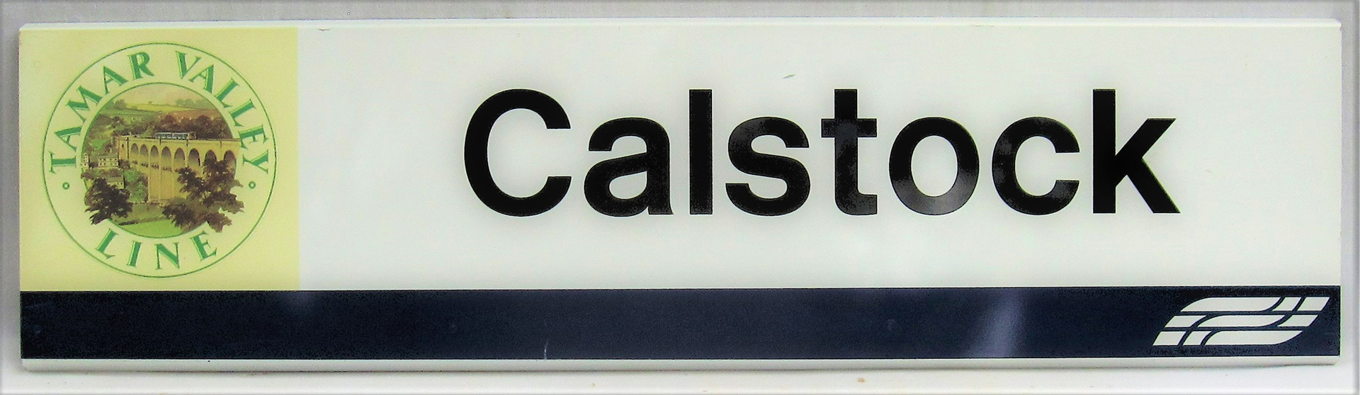 Modern Image Station Sign. CALSTOCK TAMAR VALLEY Line. Possibly unique. Excellent condition.