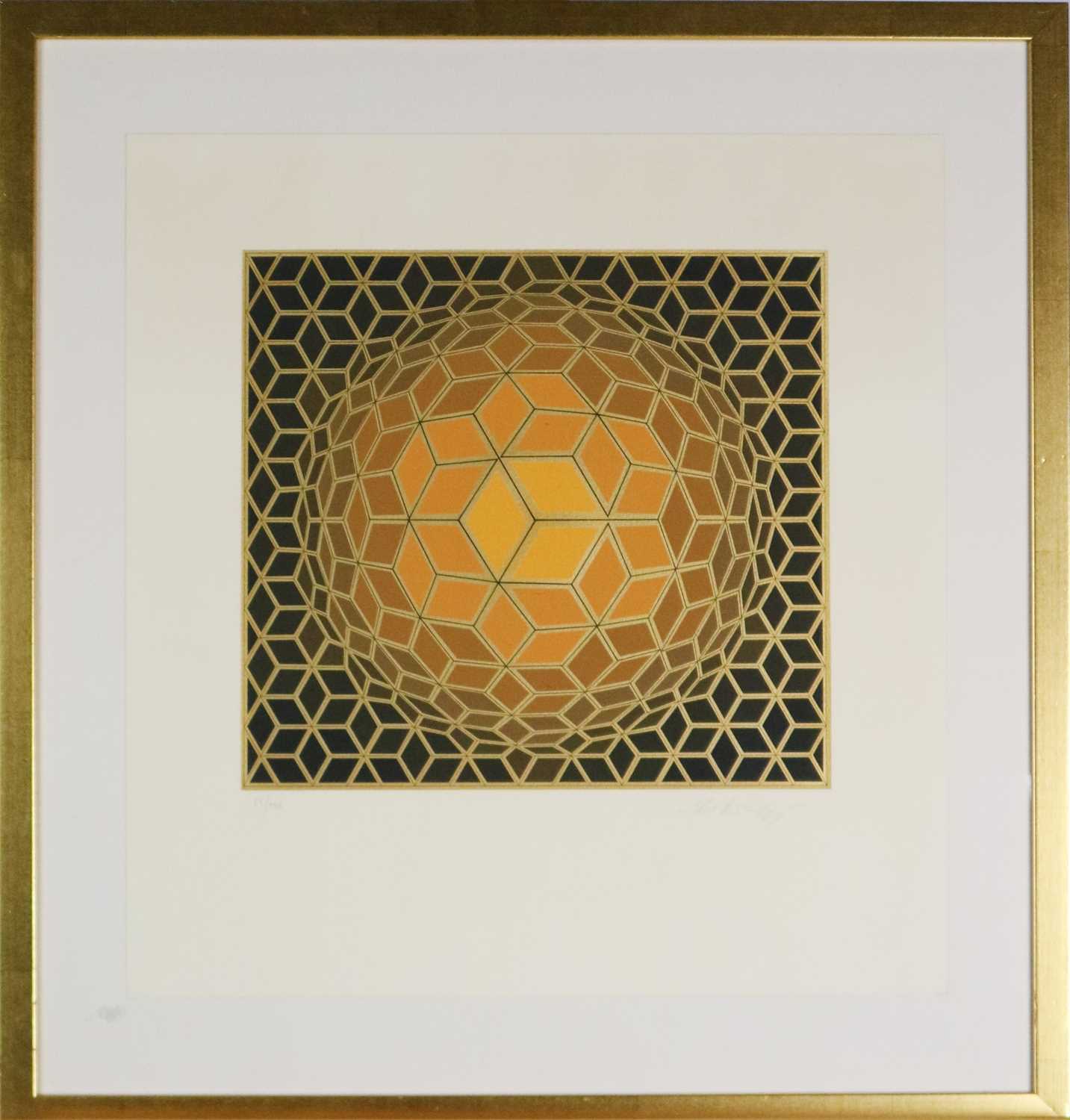Victor Vasarely (Hungarian-French 1906-1997) Niol-C - Image 2 of 5