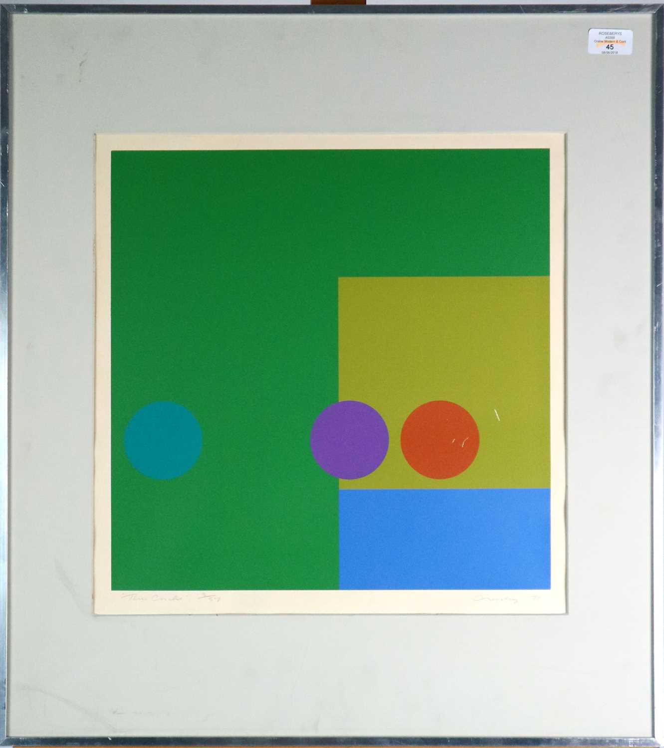 Bob Crossley (1912-2010) Three Circles - Image 2 of 4