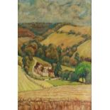 William Dreghorn (1908-2001) Slad Valley, Painswick