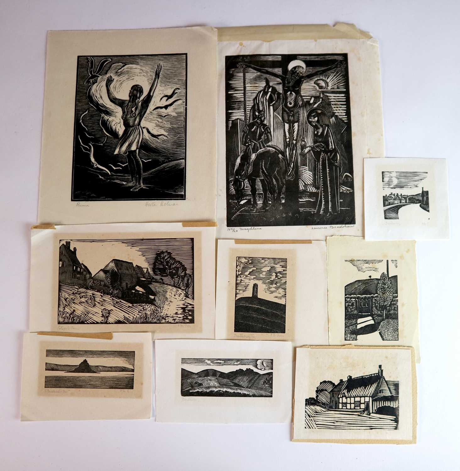 A Collection of 20th Century Wood Engravings including Hester Holman - Image 3 of 3