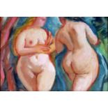 Robert Baker (British 1909-1992) Two Nudes