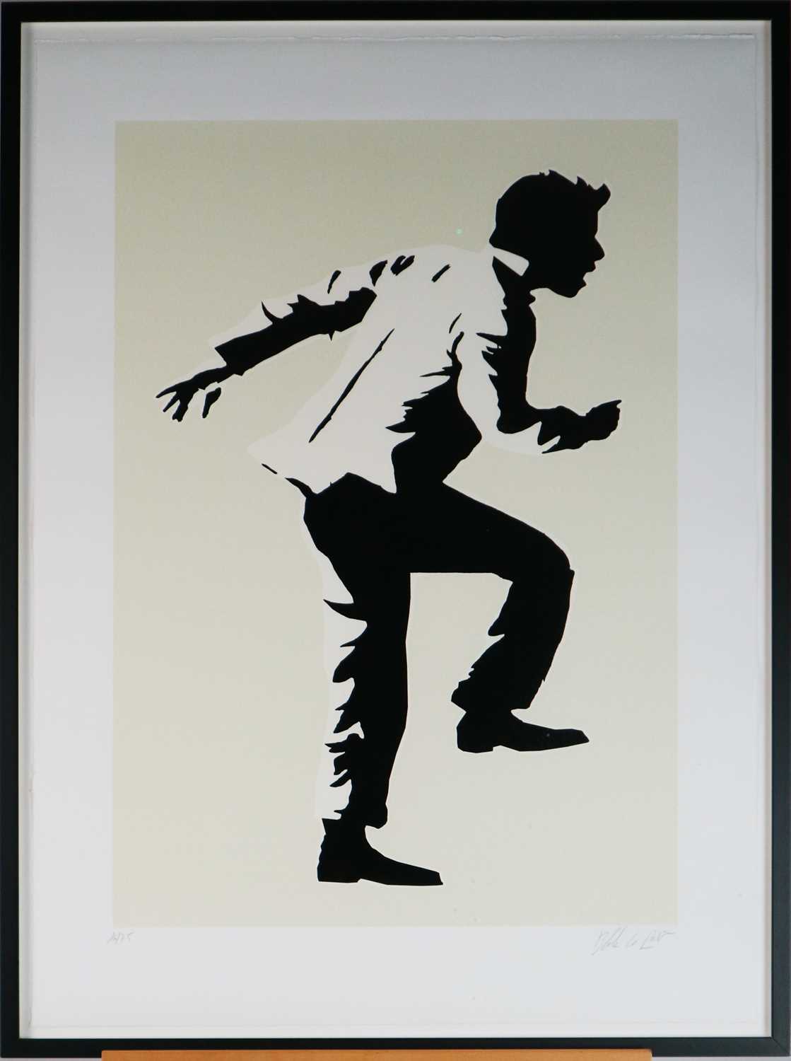 Blek le Rat (French Contemporary) Running Man - Image 2 of 5