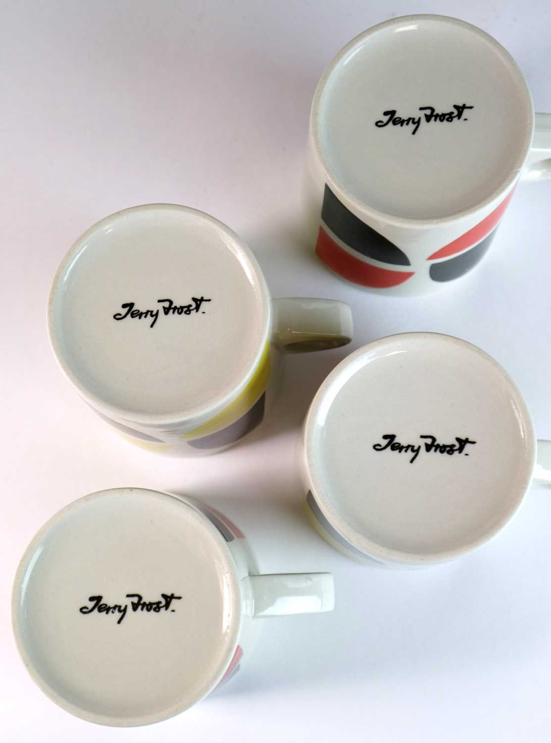 Terry Frost (British 1915-2003) Four Earthenware Mugs - Image 7 of 8