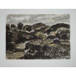 Two Welsh School Lithographs including Kyffin Williams (1918-2006) Nanmor