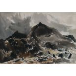 Manner of Sir Kyffin Williams (Welsh School 1918-2006) Crib Goch