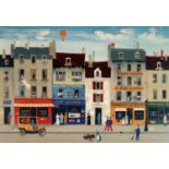 Michel Delacroix (French b.1933) French Street Scene