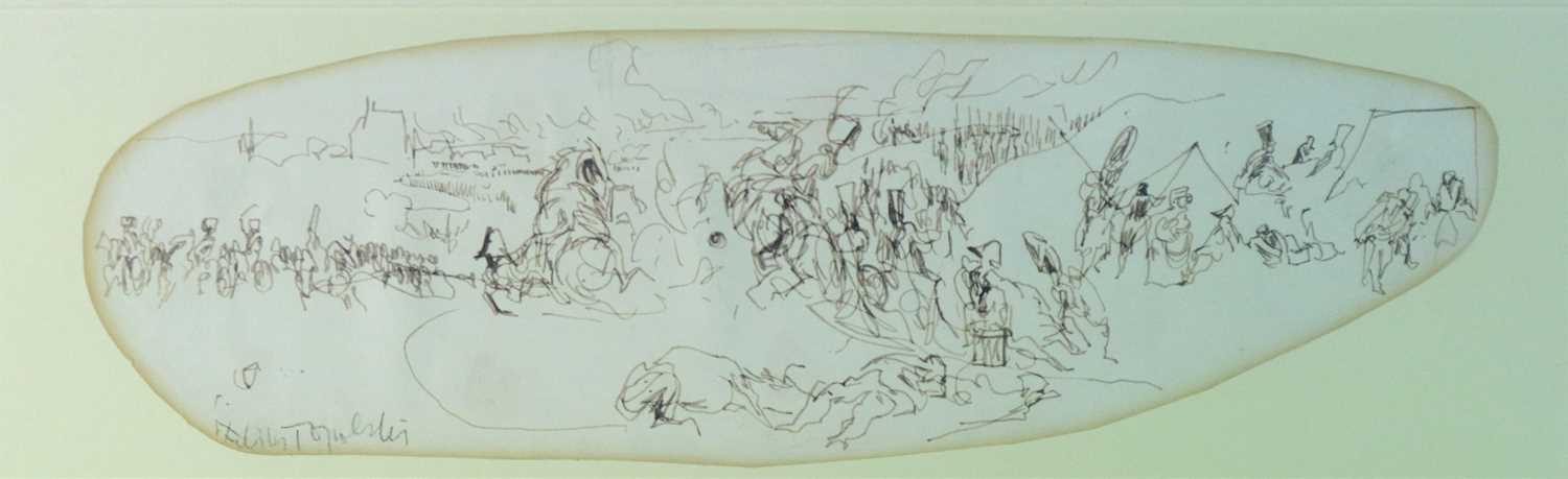 Felix Topolski (Polish-British 1907-1989) Sketch for War and Peace - Image 5 of 8