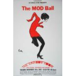Joseph Eula (1925-2004) Poster The Mod Ball at The Rainbow Room