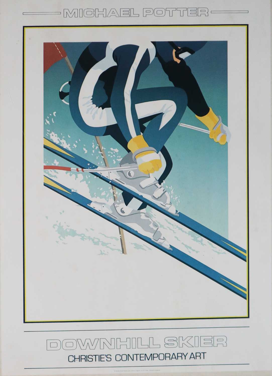 Michael W Potter (b.1955) Downhill Skier