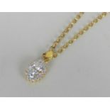 A 9ct gold chain