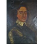 After Adriaen Hannemann, Portrait of Oliver Cromwell oil on canvas