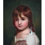 19th Century Portrait of a Young Boy oil on canvas